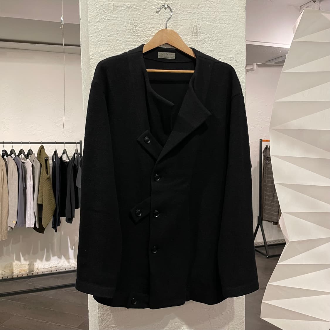 요지야마모토 뿌르옴므 19aw 스트랩 코트 상품이미지1