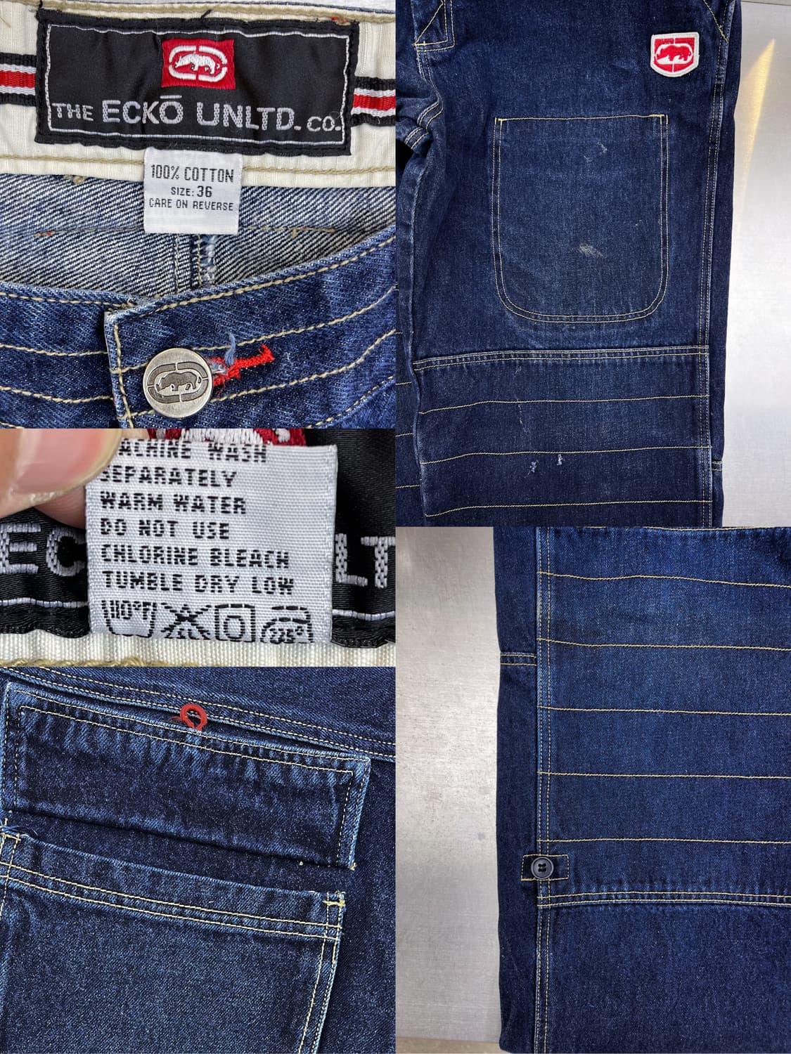 Ecko 올드스쿨 더블니 팬츠 상품이미지8
