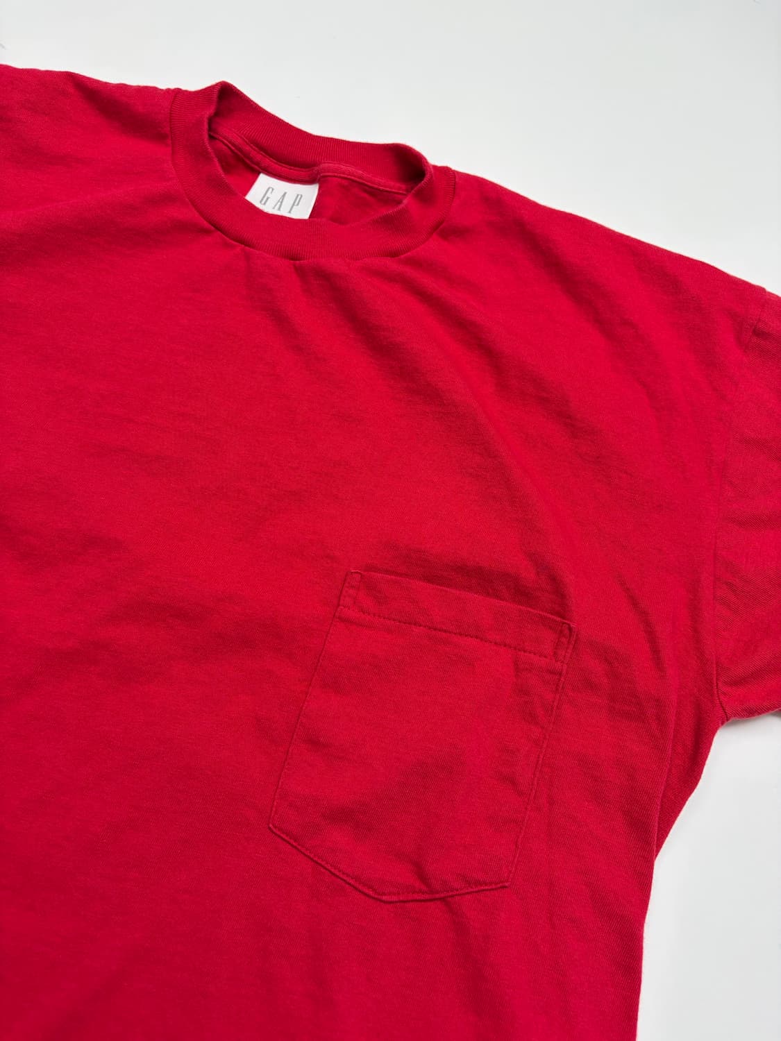 90s Gap Pocket Tee (red) 상품이미지5