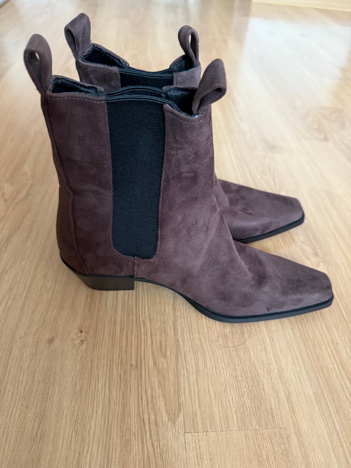 h&m 스웨이드 앵클 부츠 39 새상품 상품이미지1