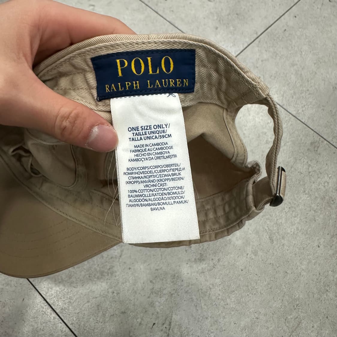 폴로 랄포르렌 볼캡 상품이미지3