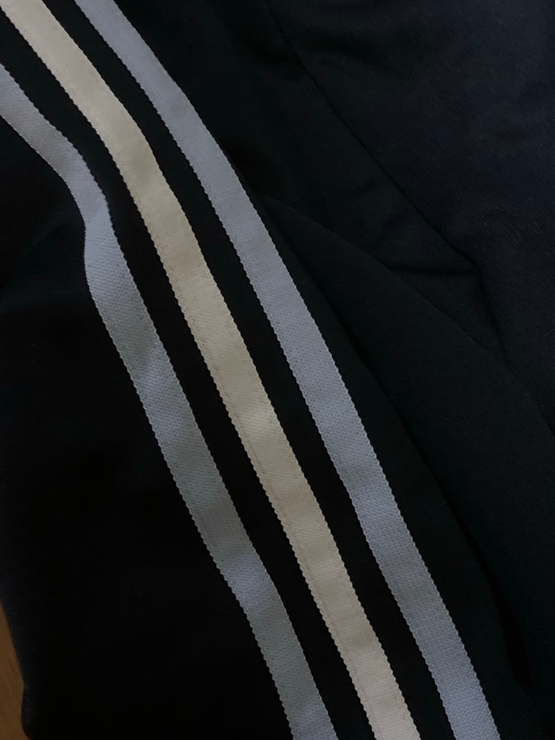 아노깔 아디다스 츄리닝바지 부츠컷 남색 //블루흰색 상품이미지3