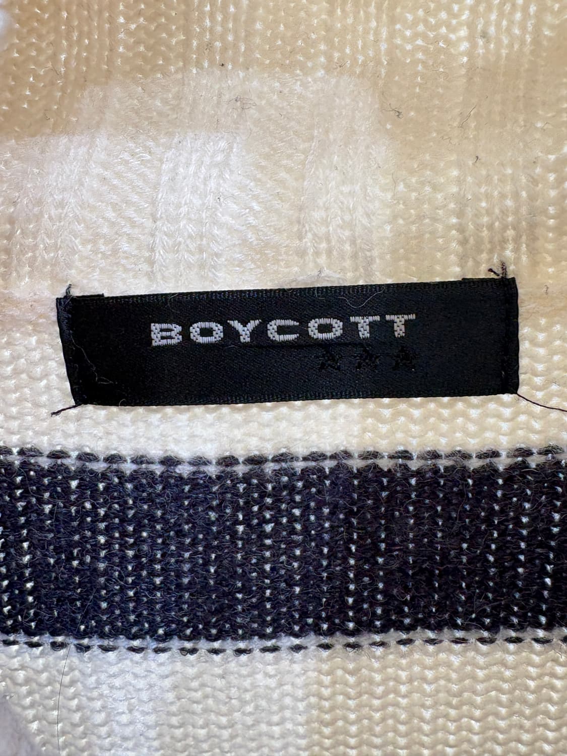 BOYCOTT 니트 상품이미지6