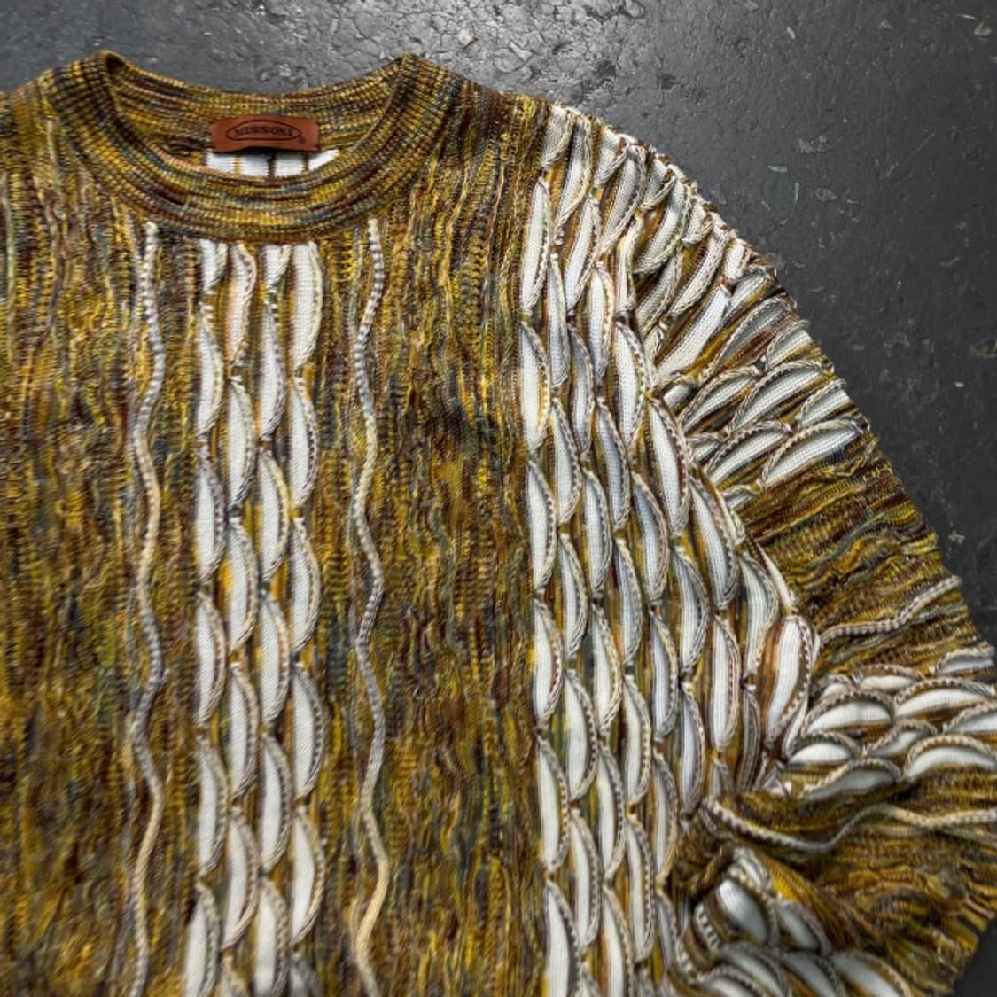 미쏘니 크롭 니트 상품이미지2