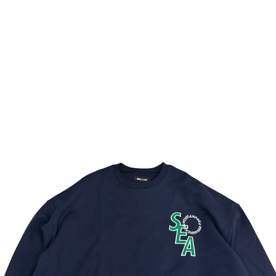 Wind and sea 네이비 스웨트셔츠 상품이미지2