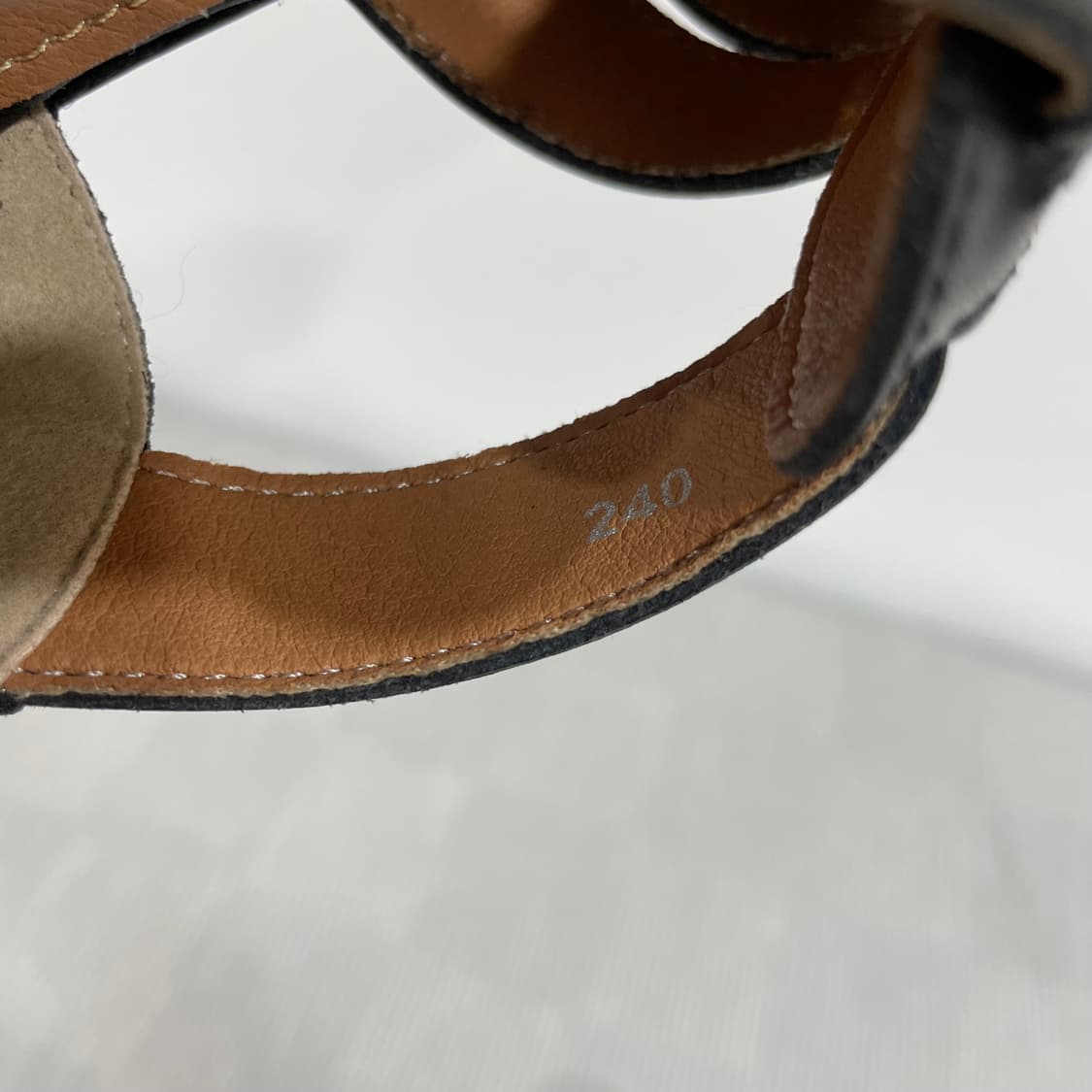 710-9) 피렌체 아뜨리에 피셔맨 샌들 240mm 상품이미지8