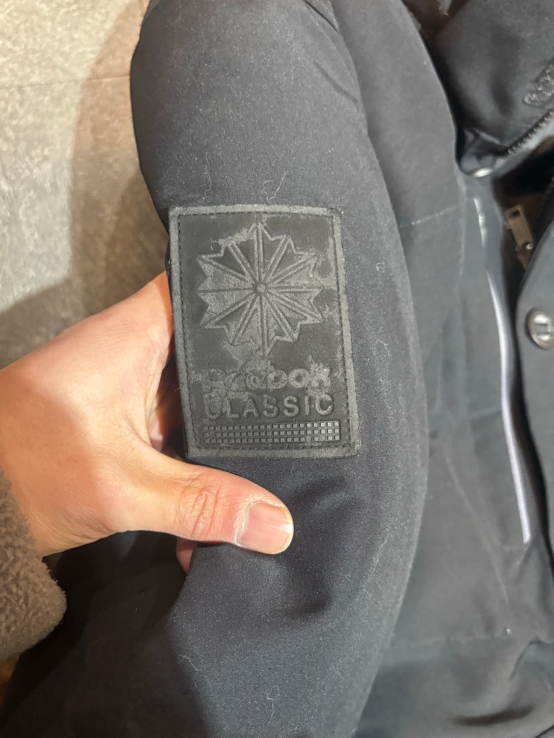 리복 오리털 패딩 블랙 100사이즈 상품이미지5