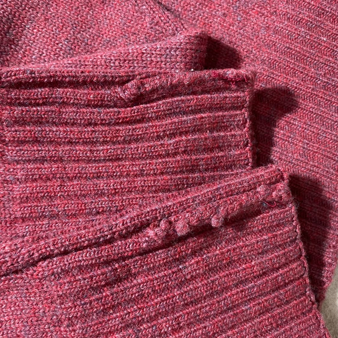 폴로 랄프로렌 버건디 울 니트 상품이미지7