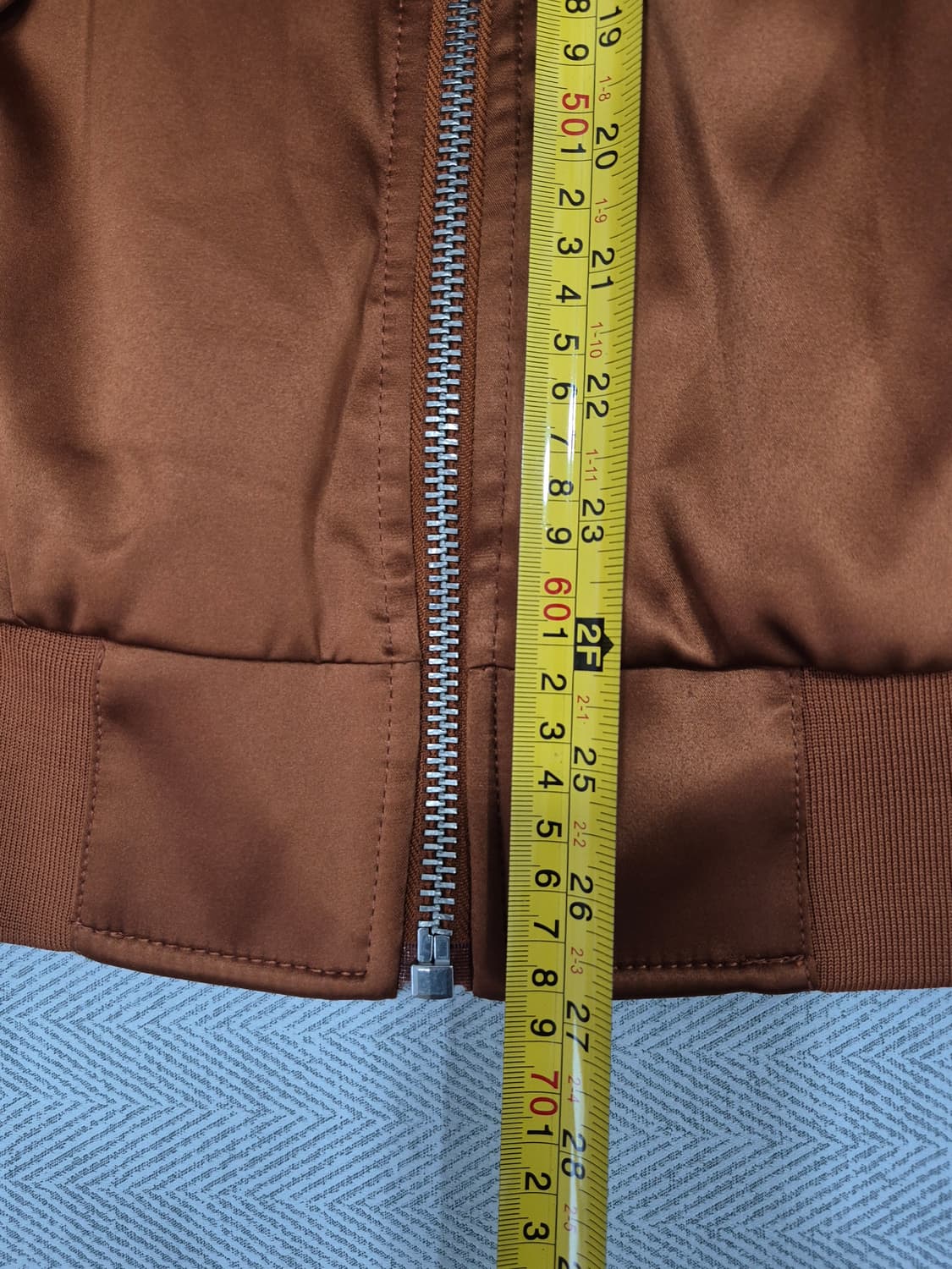 H&M 에이치앤엠 실크느낌 MA-1 항공점퍼 남성 95~100사이즈 상품이미지8