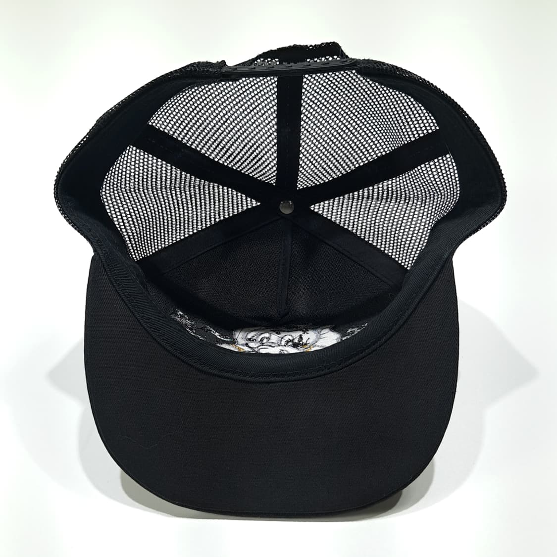 CL839 슈프림 블랙 코끼리 & 카지노 자수 메쉬 트러커햇 모자 상품이미지6