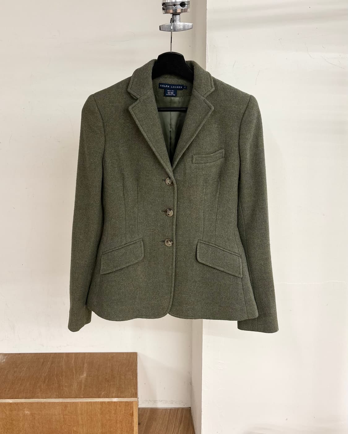 랄프로렌 그린 울 코트 상품이미지1