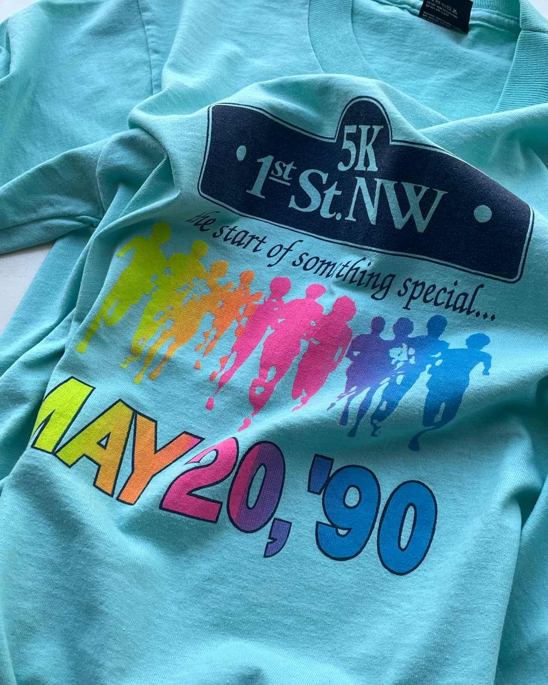 90 “1st Street Northwest 5K Run” T-shirt 상품이미지5