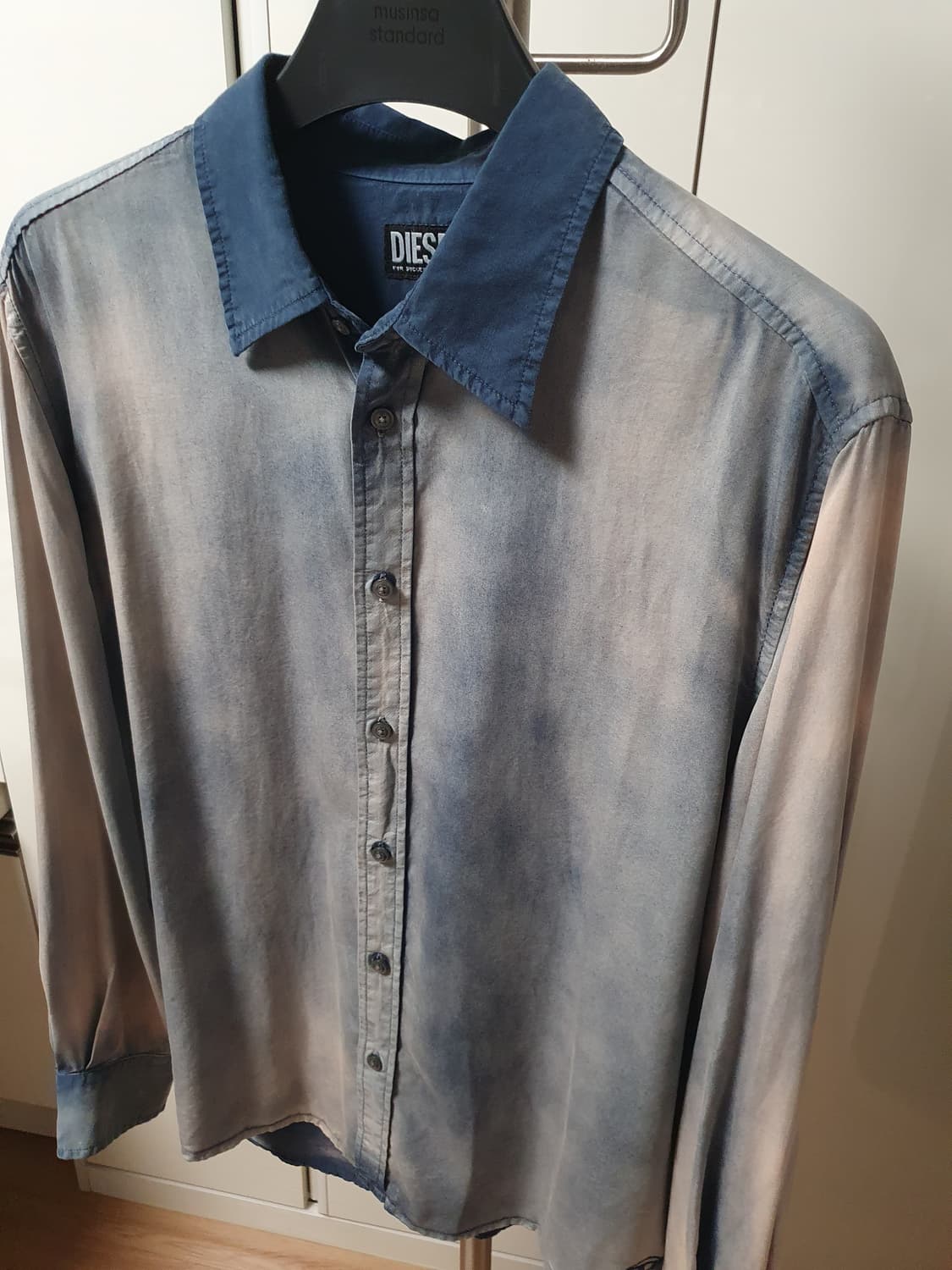 Diesel 블루 셔츠 상품이미지2