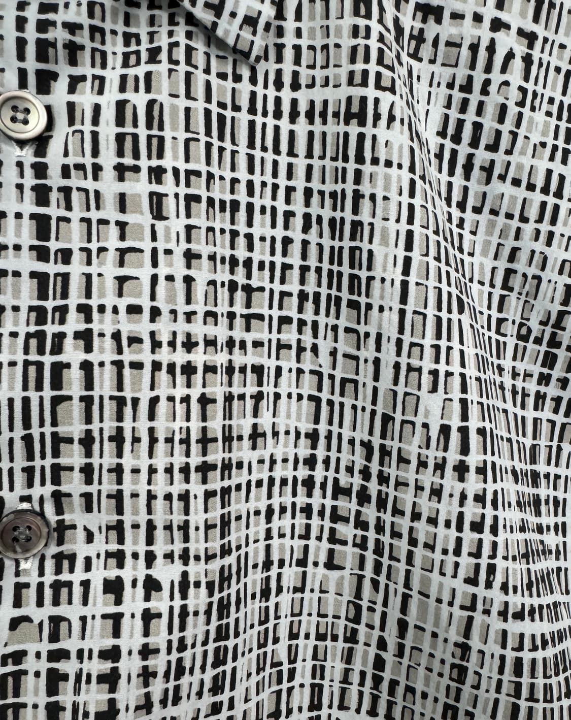 BALENCIAGA 발렌시아가 지오매트릭 스네이크 패턴 반팔 셔츠 41 상품이미지3