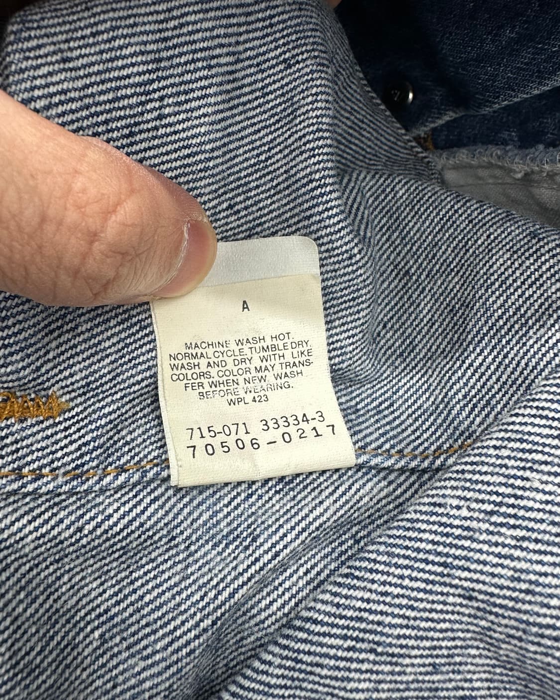 (XL)80~90'S 리바이스 USA 트러커 자켓-M1170 상품이미지7