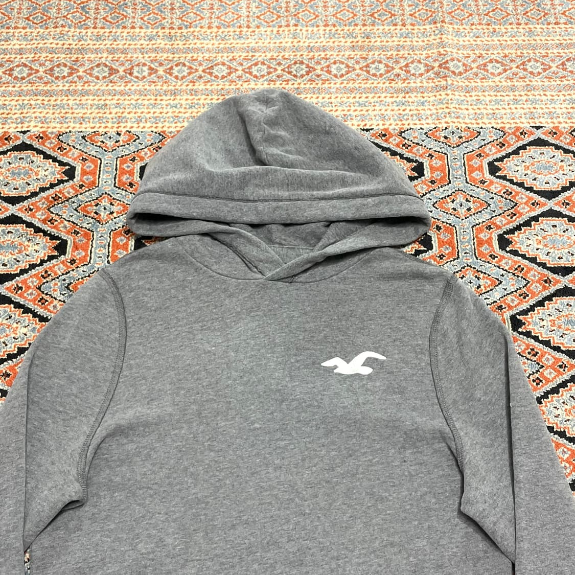 홀리스터 그레이 기모 후드티셔츠 남성L  상품이미지2