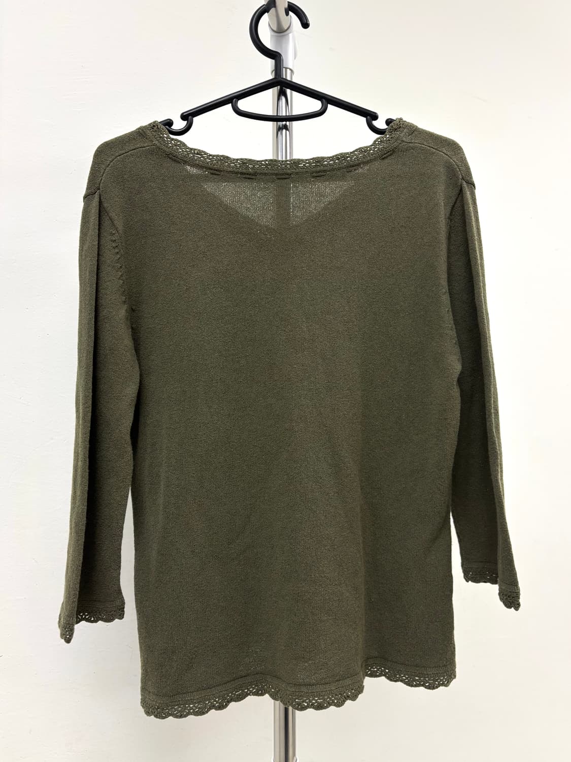 빈티지 카키 반팔 상품이미지7