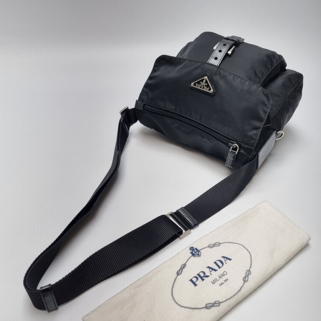프라다 PRADA 나일론 크로스백 메신저백 (신형, 상급, 남여공용) 상품이미지5