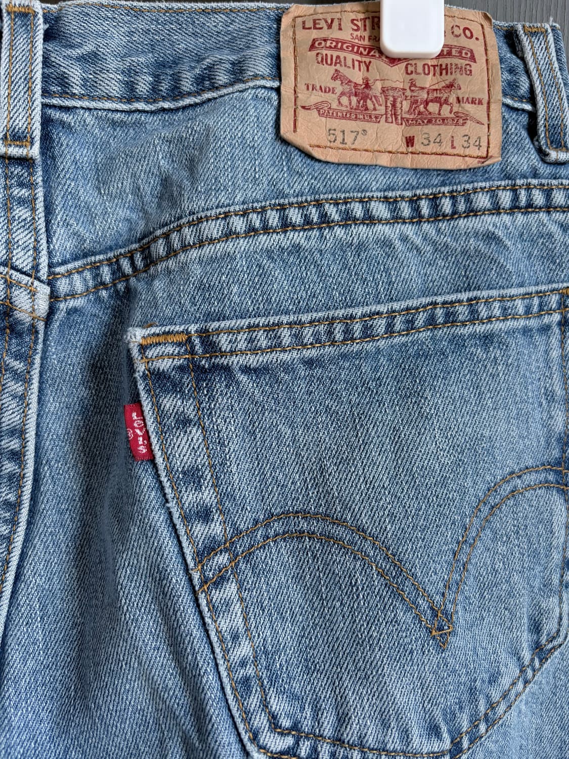(34x34) 00s 리바이스 517 중청 데님 상품이미지4