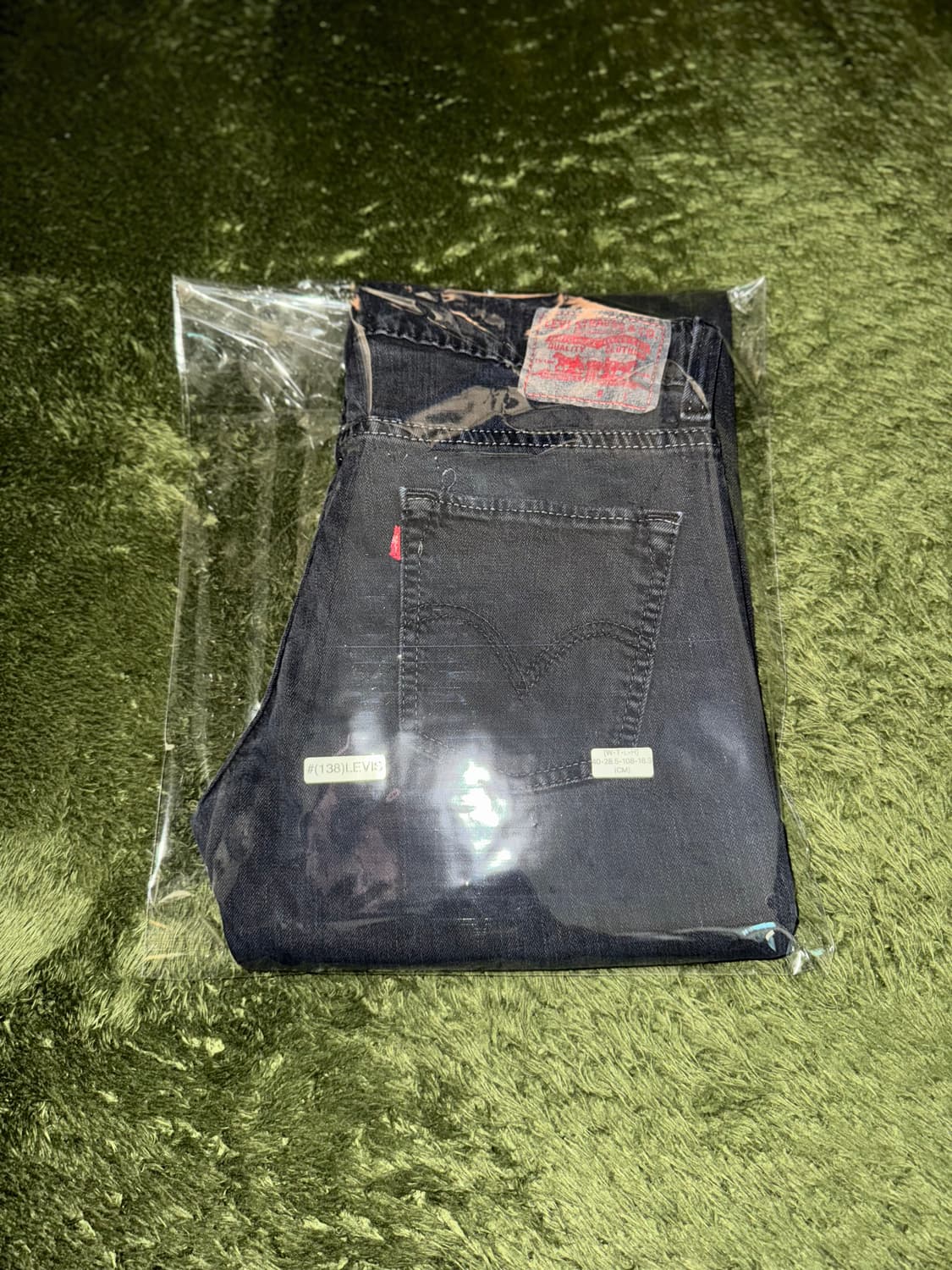 [W33/L32] 리바이스 511 USA 빈티지 워싱 데님 팬츠 블랙 상품이미지10