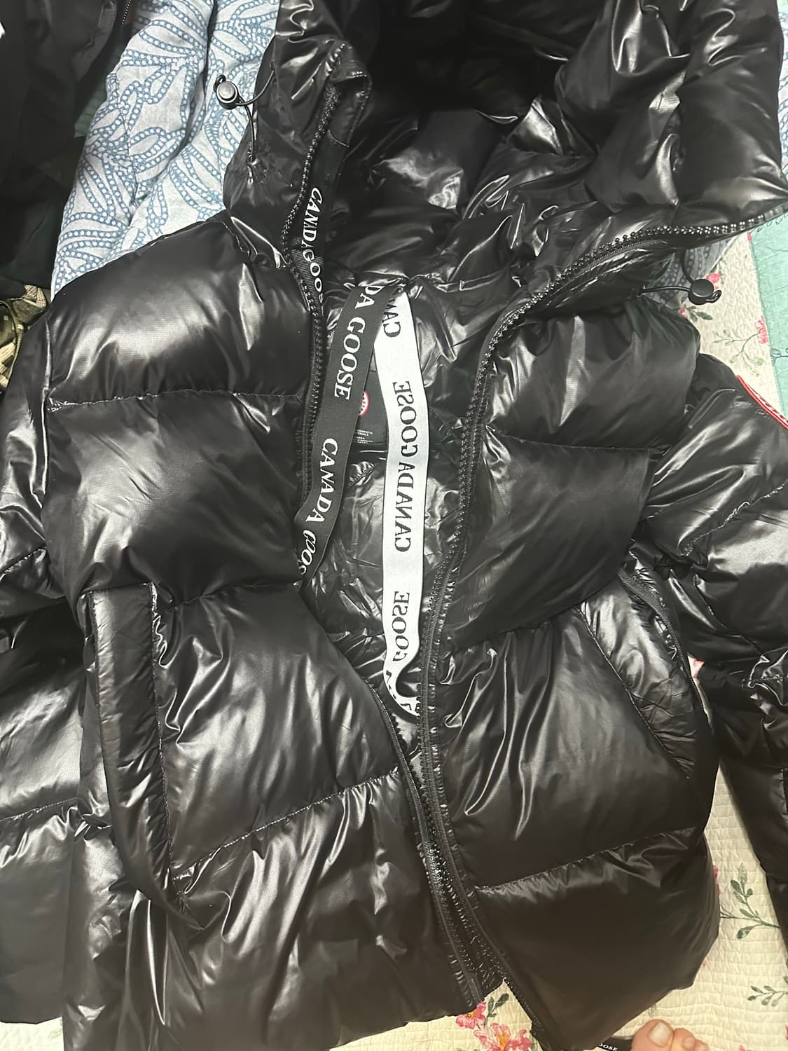 캐나다구스 크포프톤 푸퍼 패딩 블랙 상품이미지2