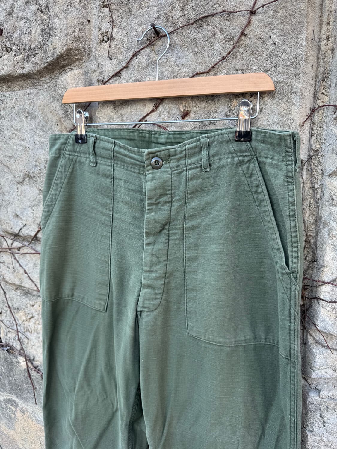 70s 미군 오리지널 og-107 퍼티그 팬츠 36 상품이미지3