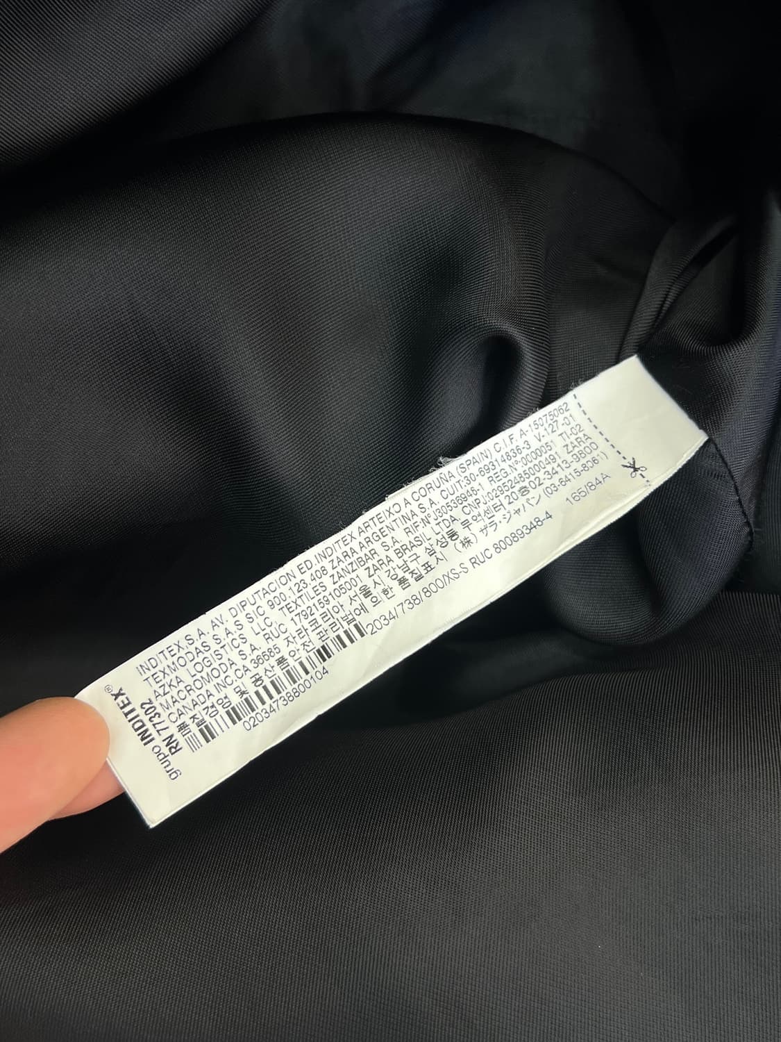 자라 X 아더에러 오버사이즈 울 코트 상품이미지7