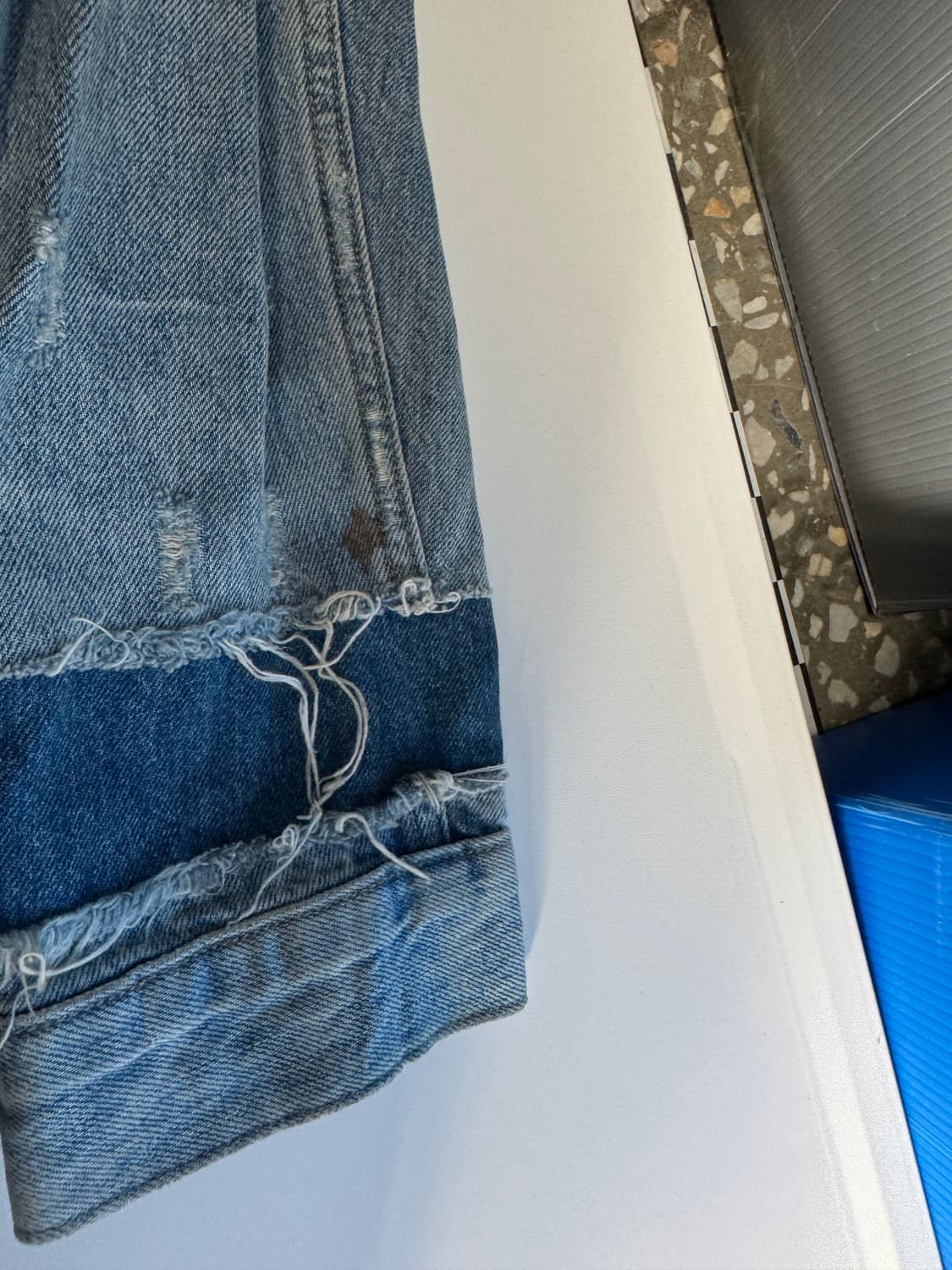 캘빈클라인 CK 빈티지 패치워크 이태리 데님자켓 L 상품이미지5