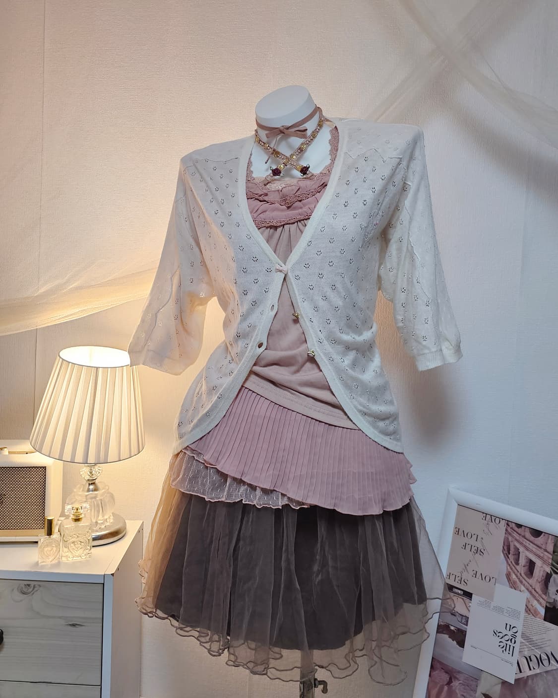 Pink fairy look style set 상품이미지3