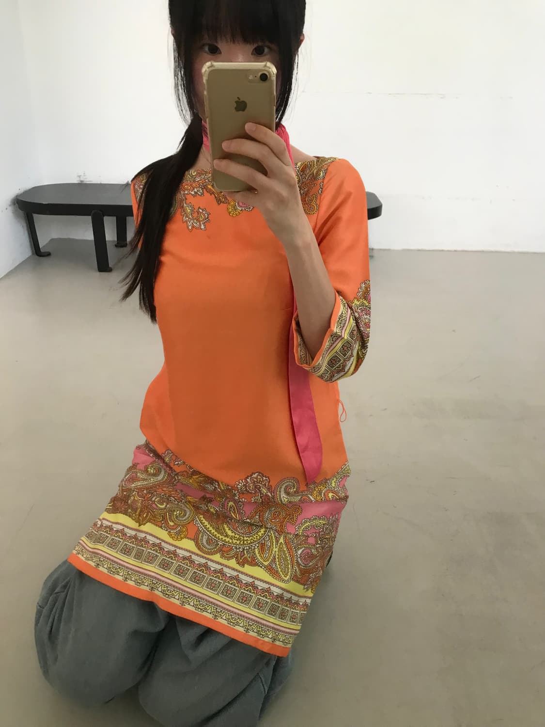 vintage paisley one-piece 상품이미지2