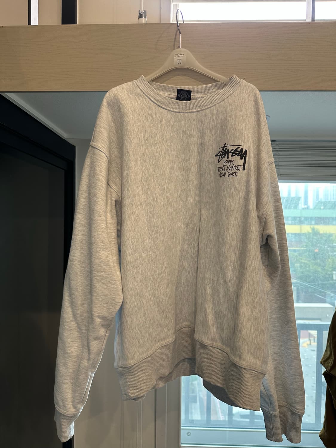 스투시 도버스트리트 뉴욕 그레이 xl 상품이미지1