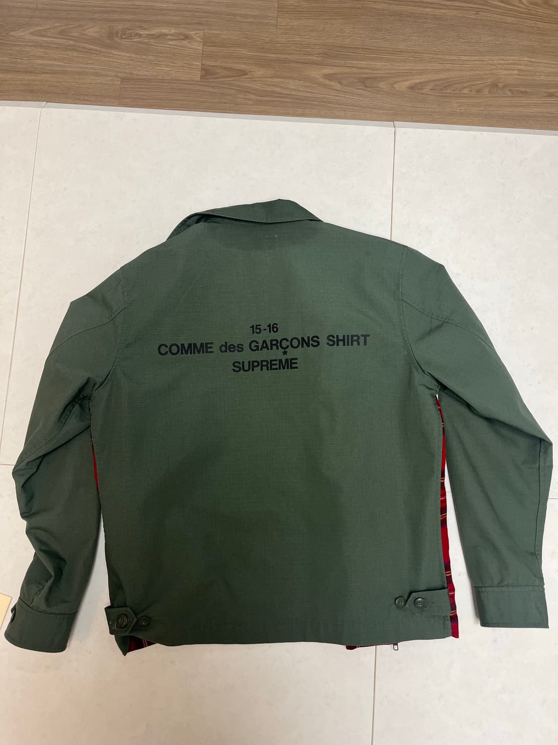 슈프림x꼼데가르송 자켓m  상품이미지4