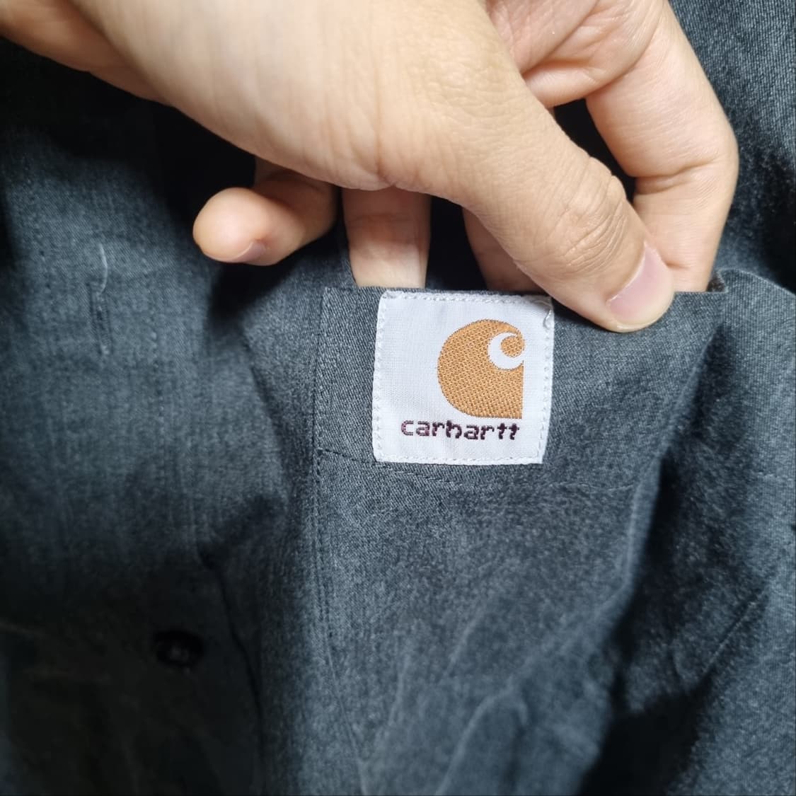 칼하트 코듀로이 칼라 셔츠 상품이미지2