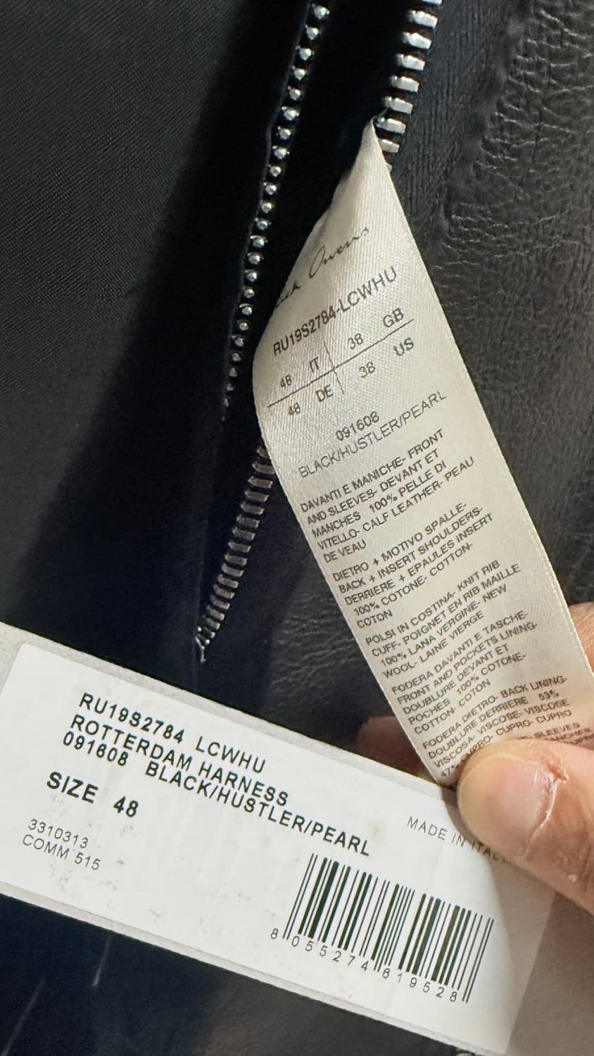 릭오웬스 바벨 허슬러 레더자켓 상품이미지3