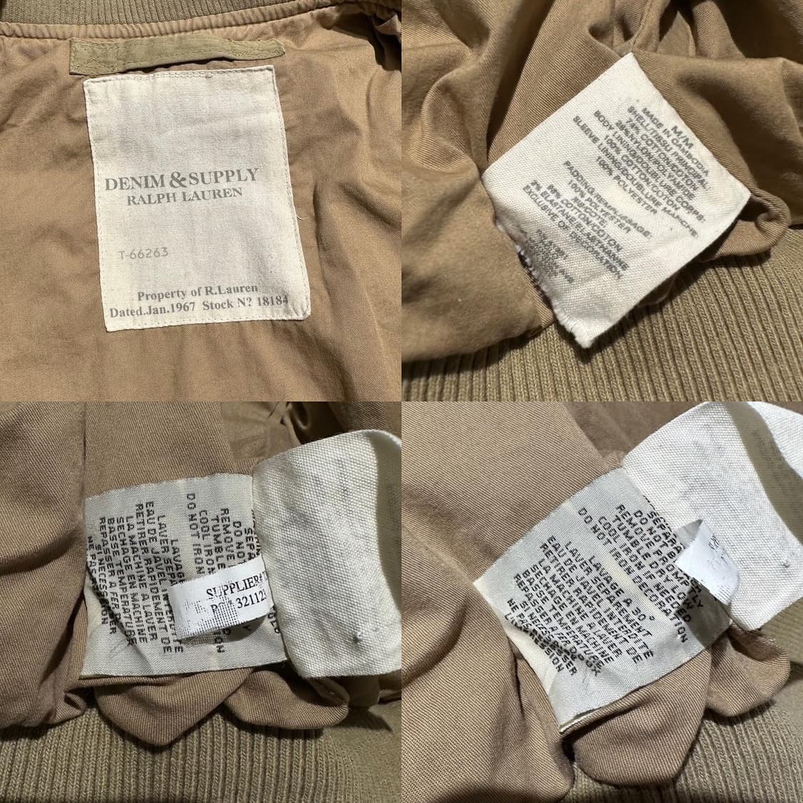 랄프로렌 데님 & 서플라이 성조기 MA-1 항공 점퍼 상품이미지9