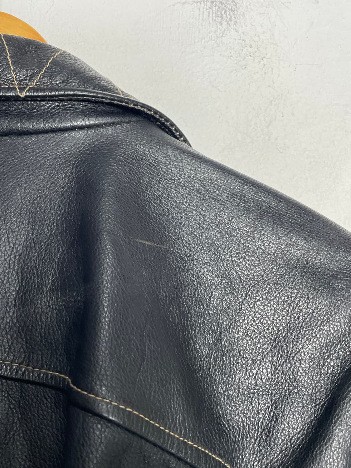 디젤 Diesel Sport 가죽 더블 라이더 자켓 90s 상품이미지8