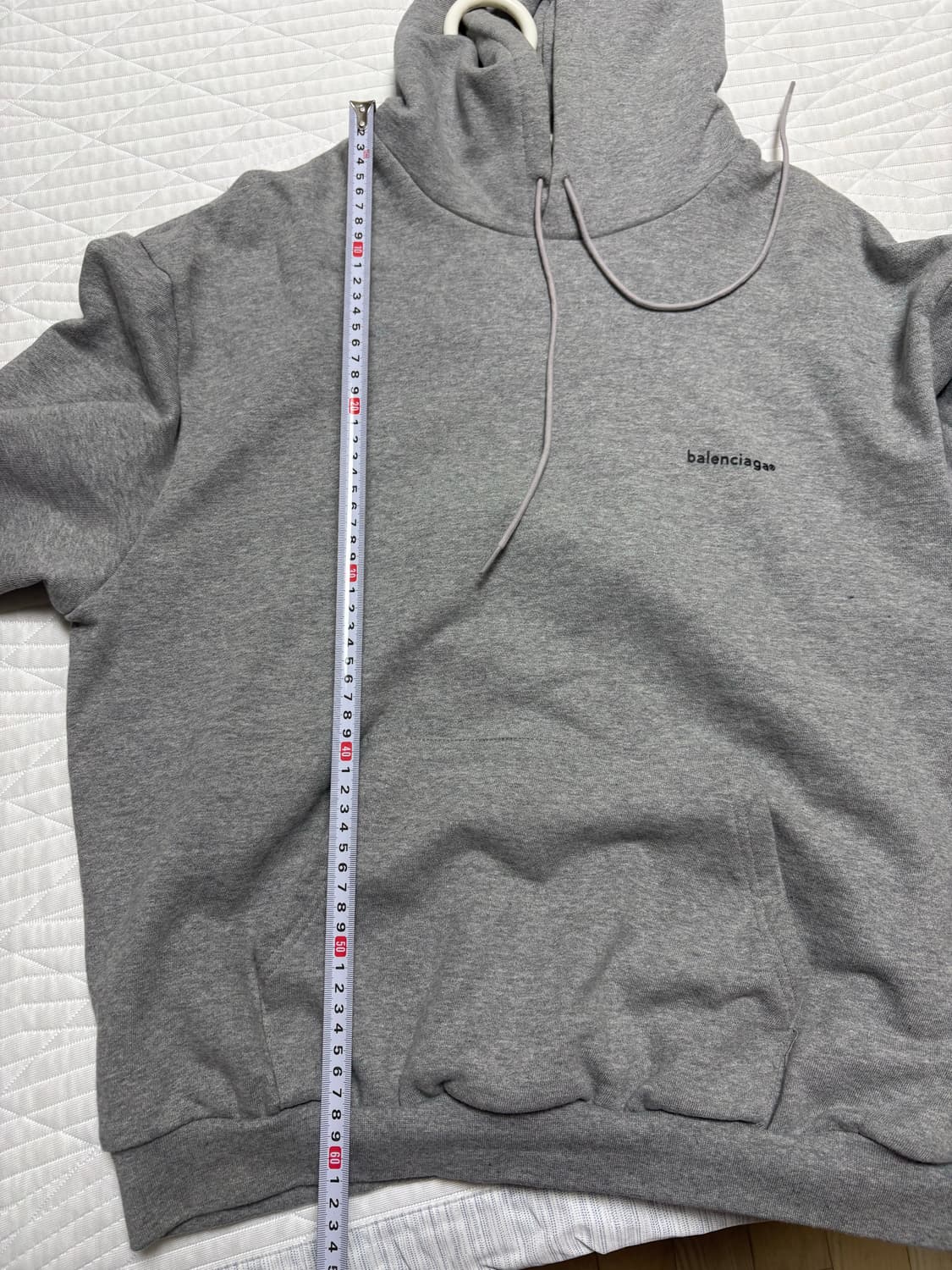 발렌시아가 그레이 후드티 상품이미지7