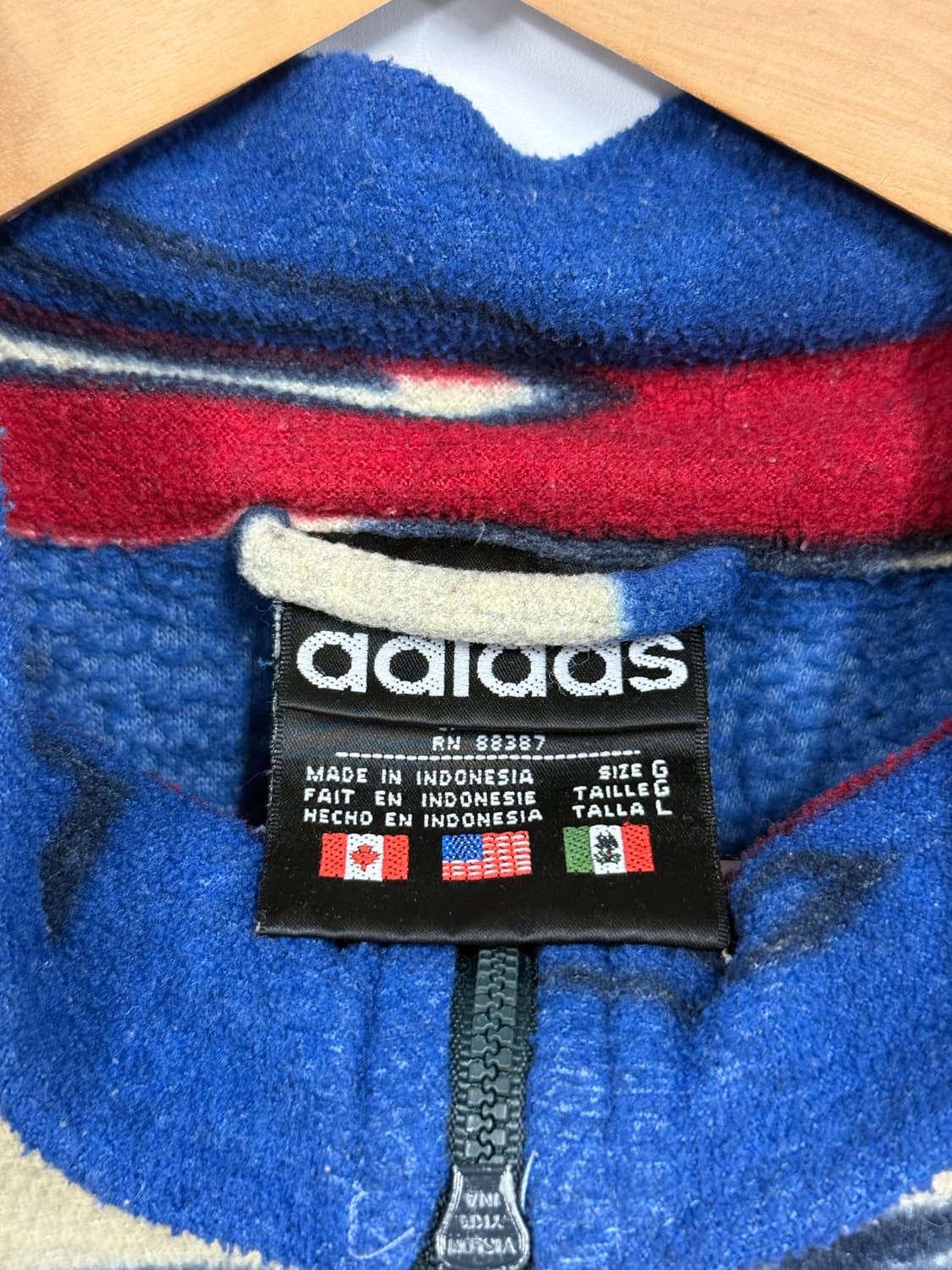 Adidas 90s Ethnic Half Zip Fleece 상품이미지5