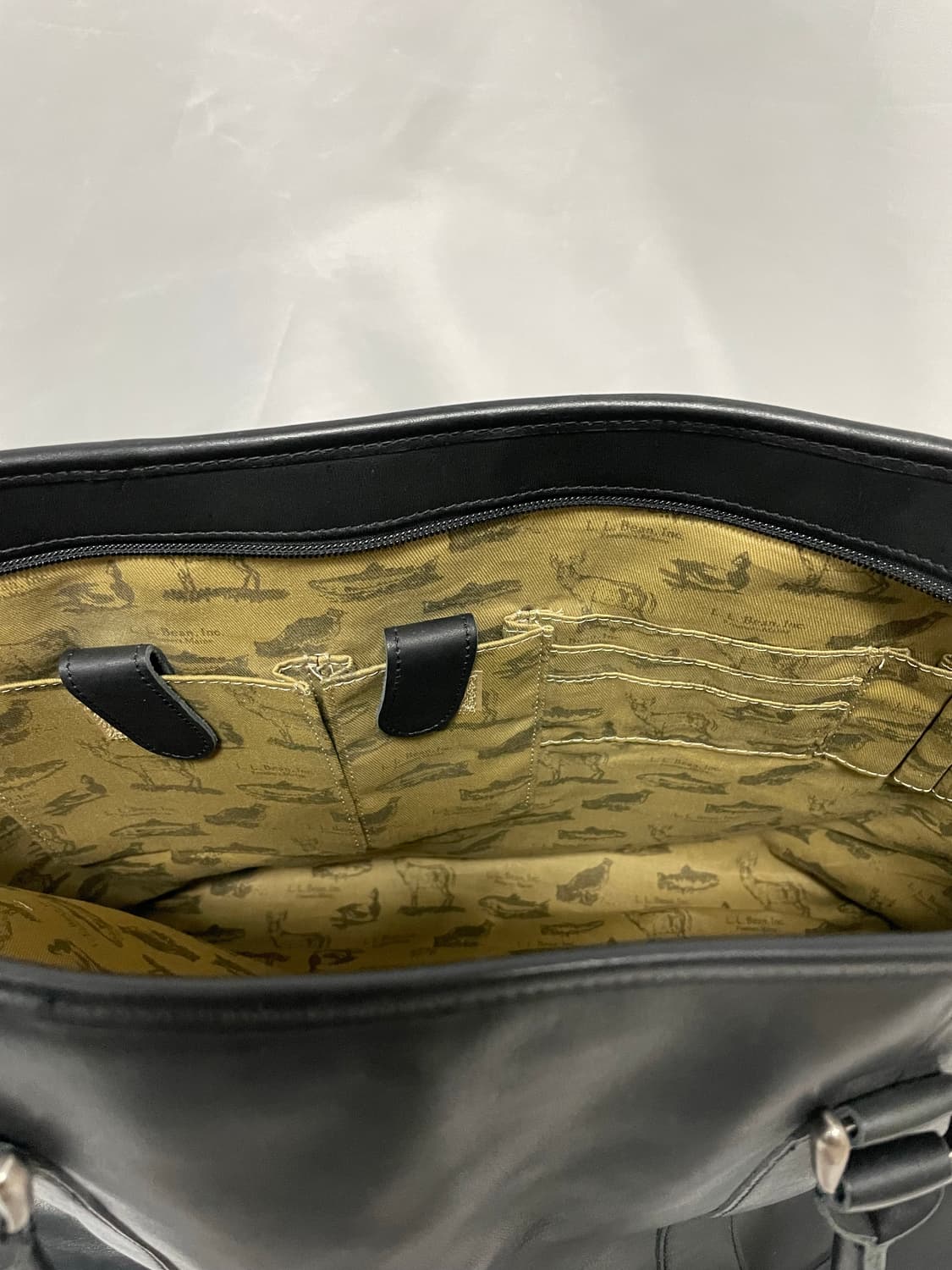 [D.O Archives] 90s 엘엘빈 토트백 라지 - 블랙 레더 상품이미지6