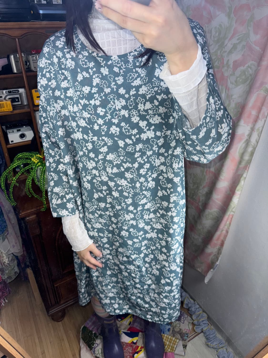 하구미 빈티지 롱 원피스 상품이미지4