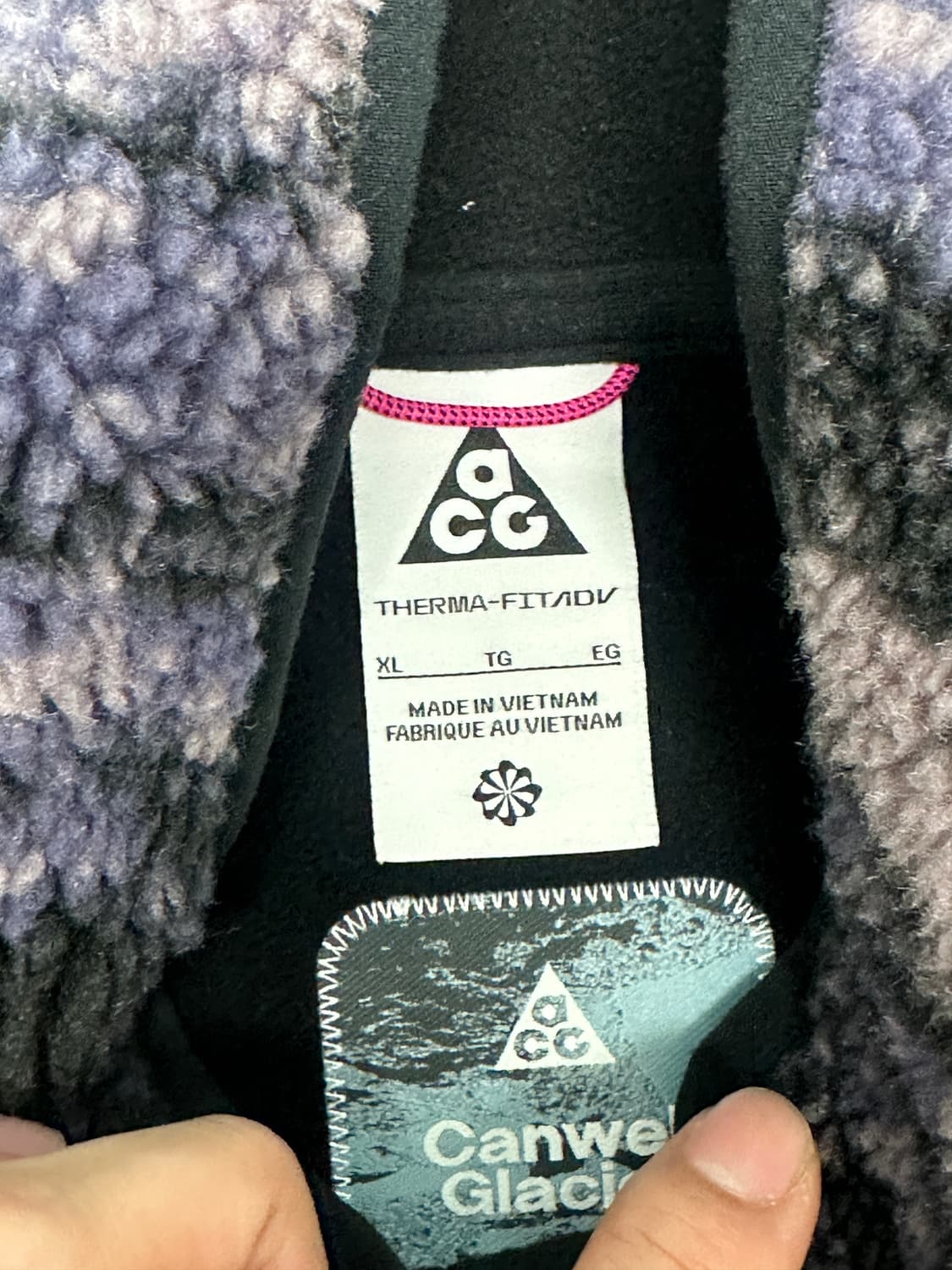 나이키 ACG 카모 플리스 아노락입니다 상품이미지5