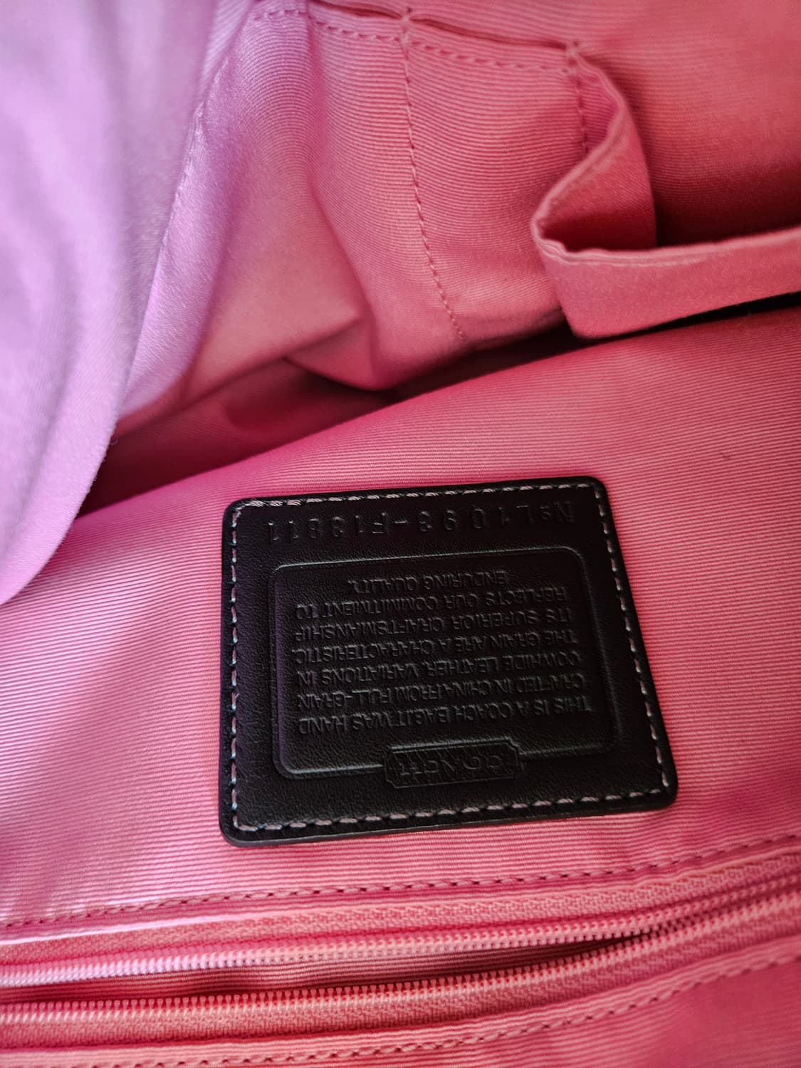COACH 코치 해밀턴 블랙 가죽 사첼백 상품이미지5