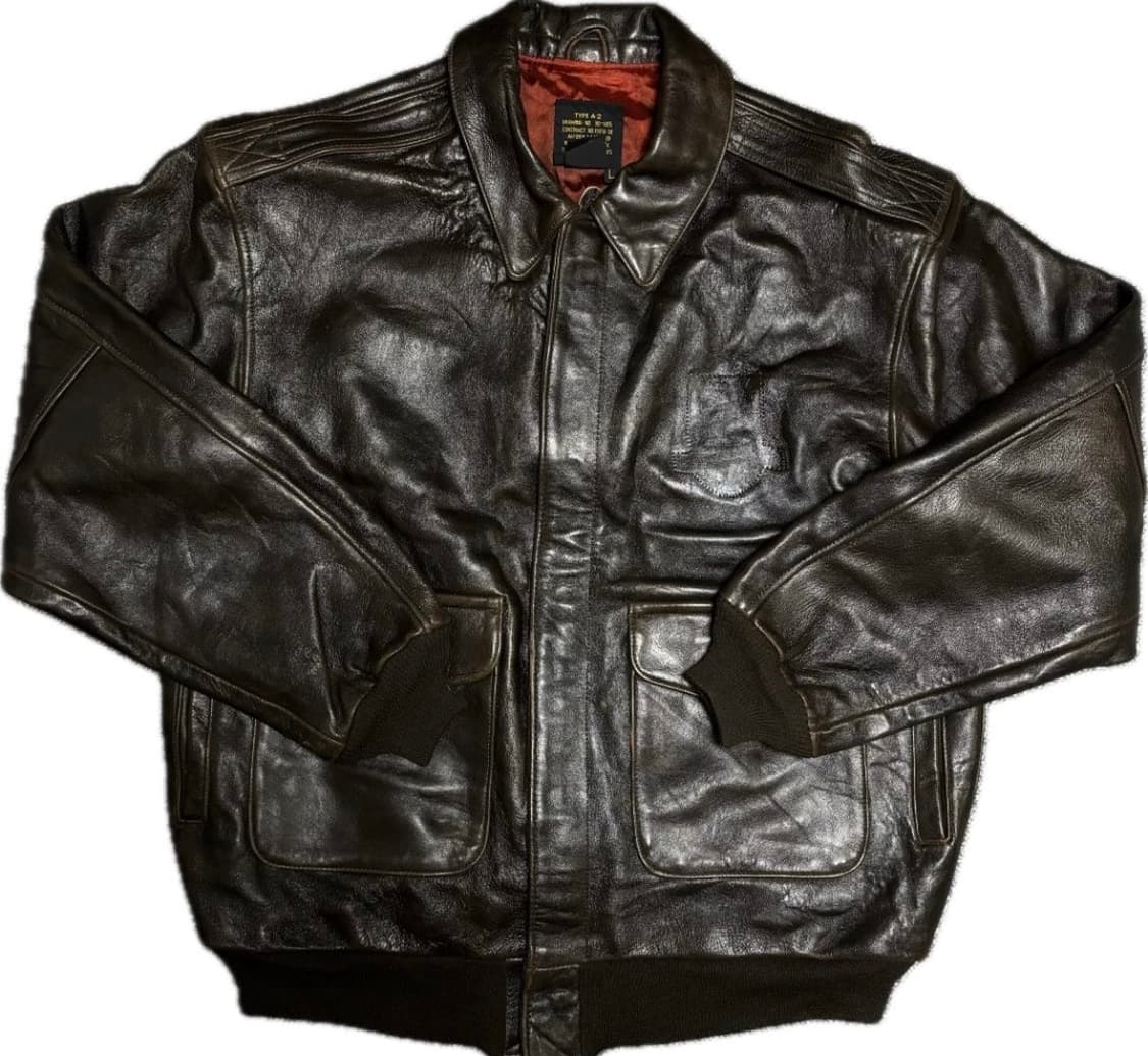 아비렉스 70s USA A-2 리얼레더 자켓 (CS311) 상품이미지1