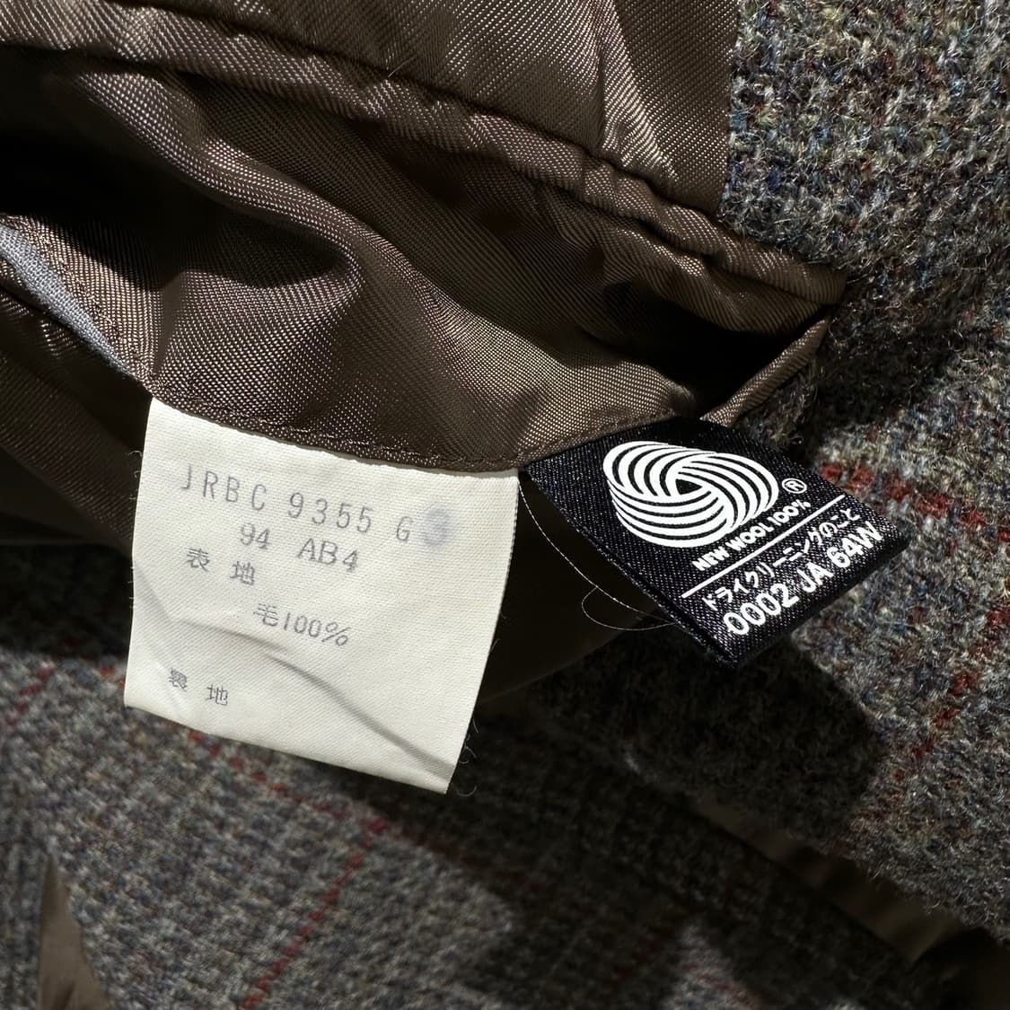 브룩스 브라더스 울 트위드 체크 싱글 2B 블레이저 자켓 상품이미지8