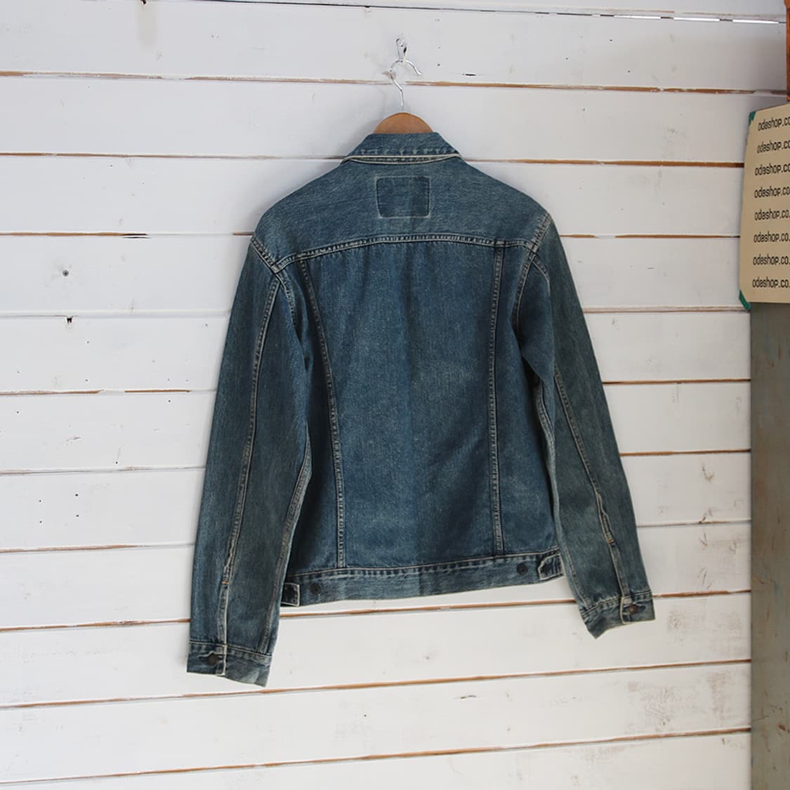 (착용컷) EDWIN 데님 트러커 자켓 (남성용 98) 상품이미지2