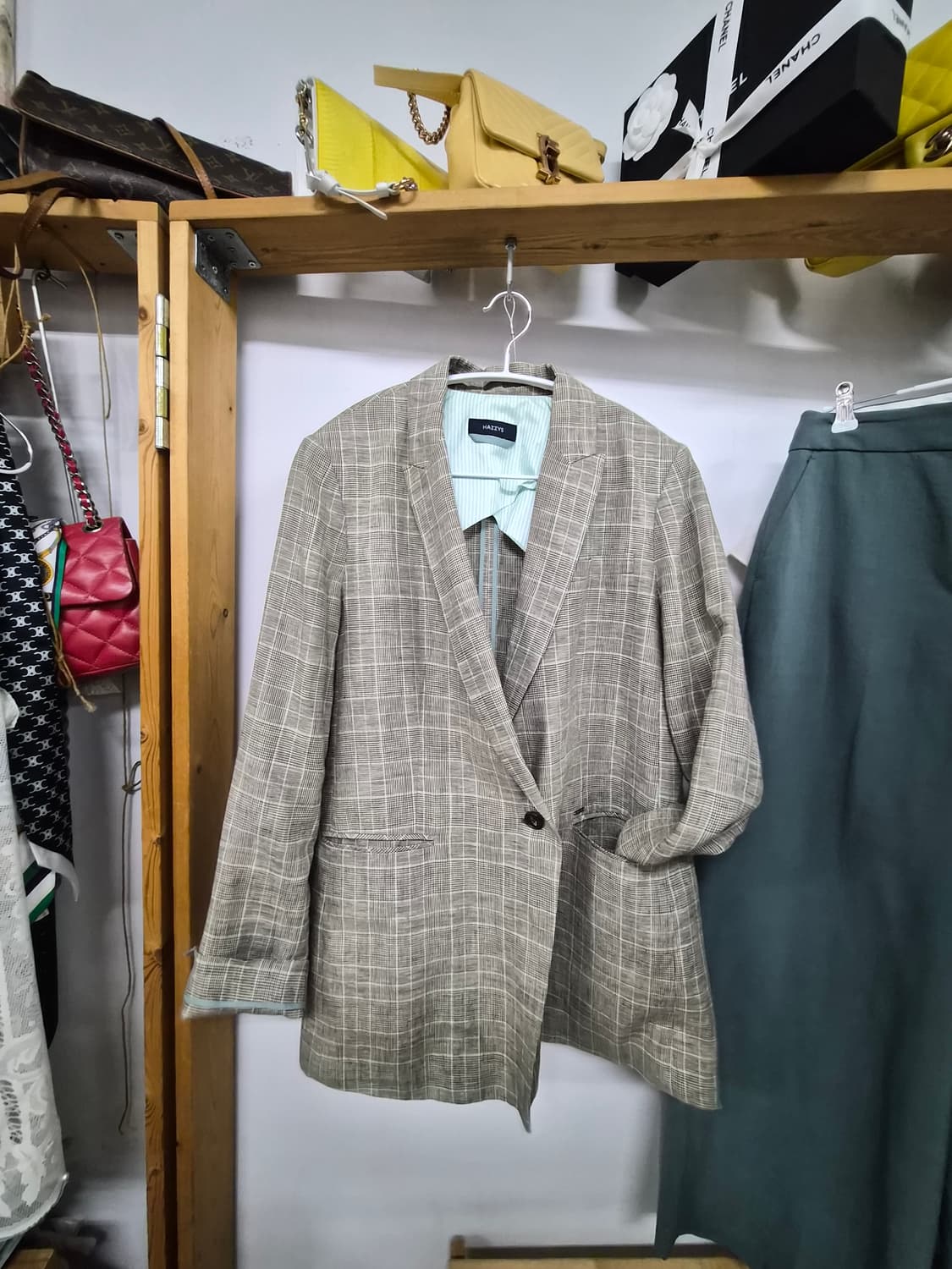 헤지스 린넨 100% 여름 자켓 상품이미지8