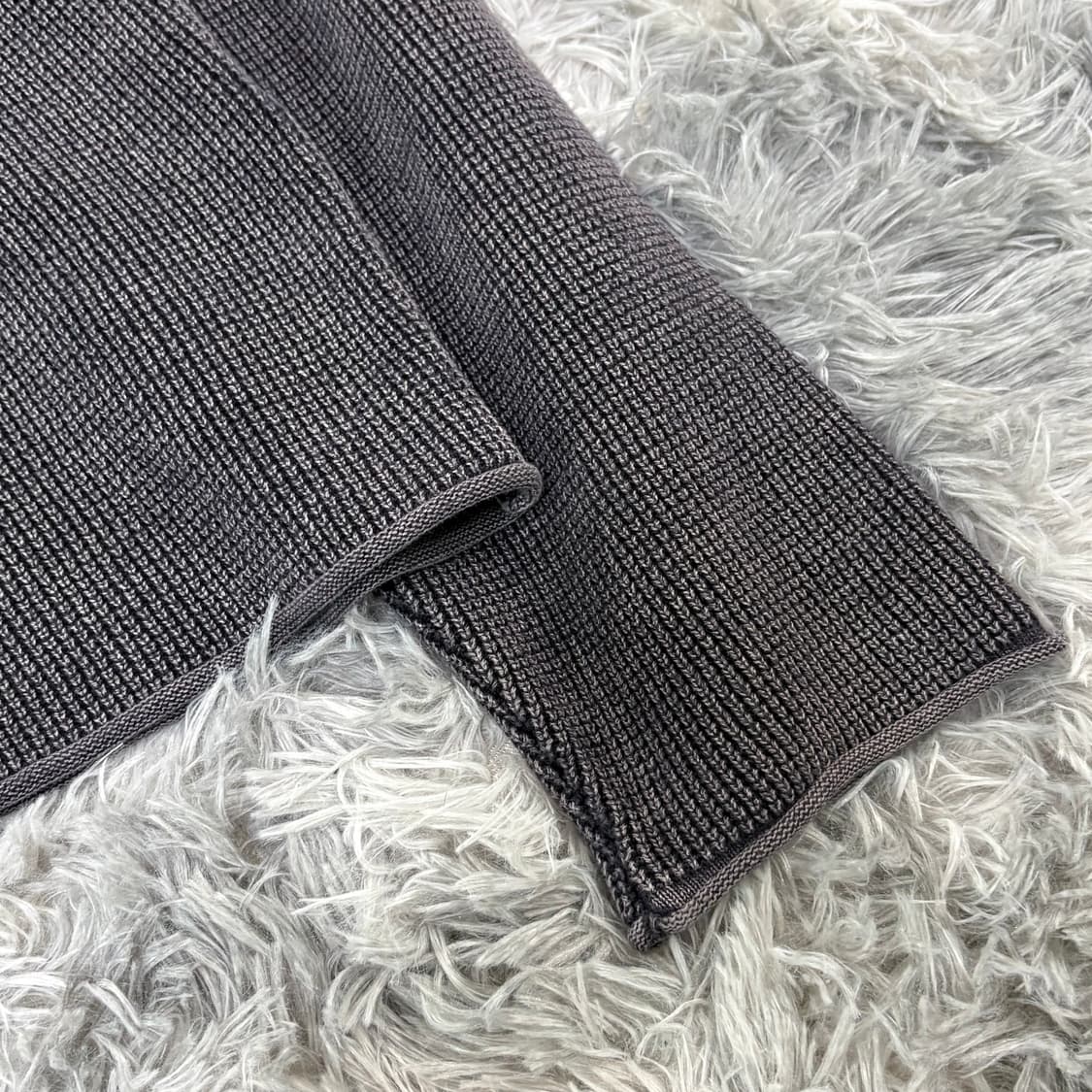 컷아웃 와플 써멀 크루넥 니트 상품이미지4