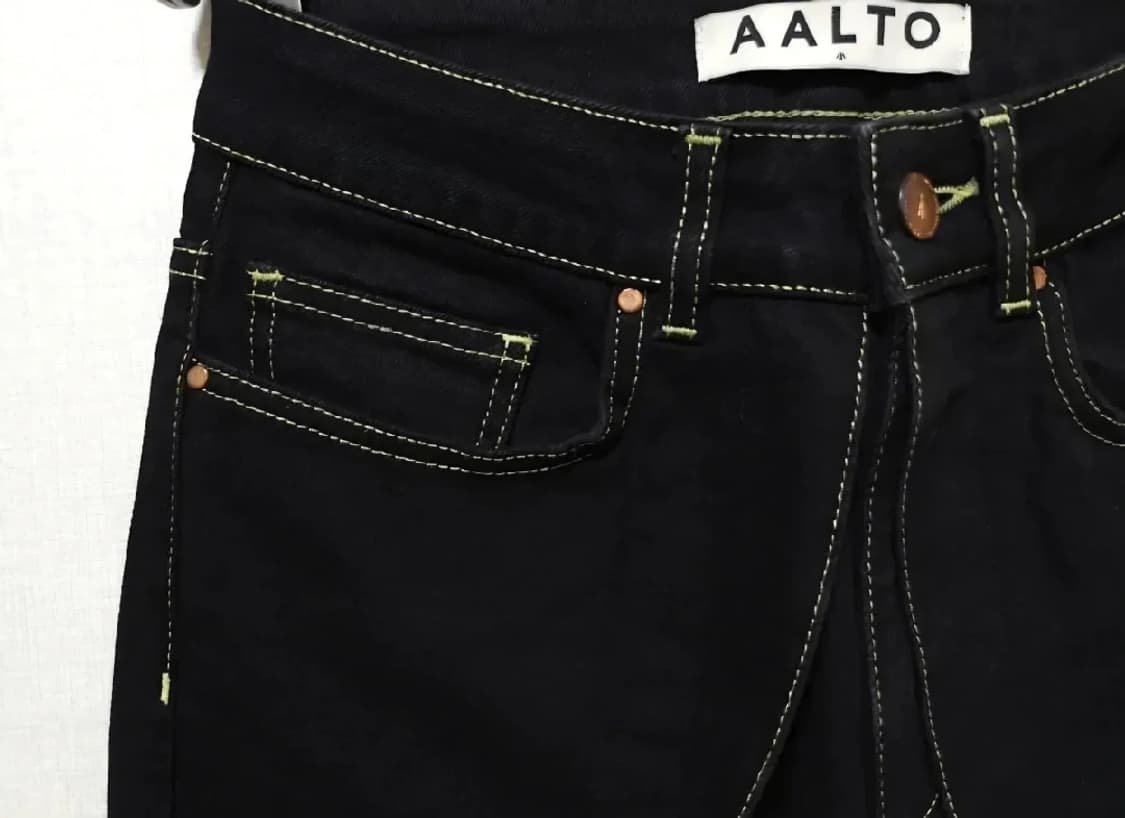 (매장판) ALLTO 알토 진청 플리츠 디자인 데님 팬츠 27 상품이미지7