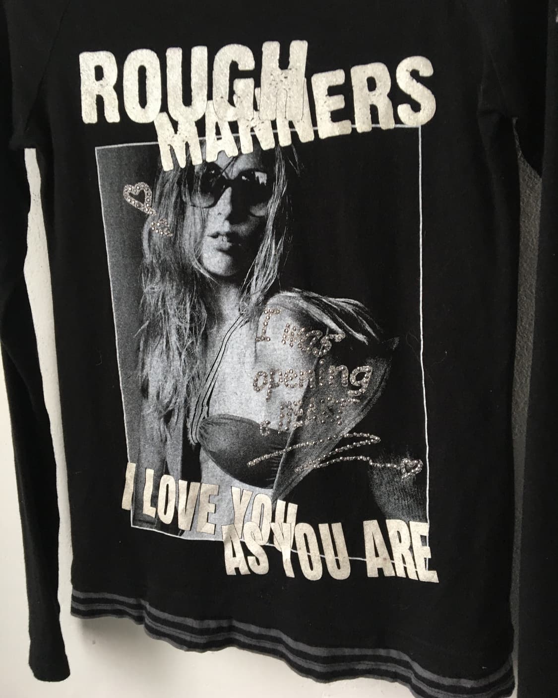 Stripe pattern layered sleeve 상품이미지6