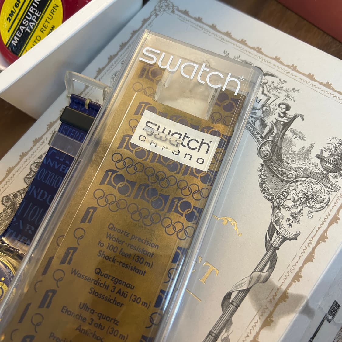 94년 발매) Swatch 스와치 올림픽 100주년 크로노그래프 빈티지 상품이미지9